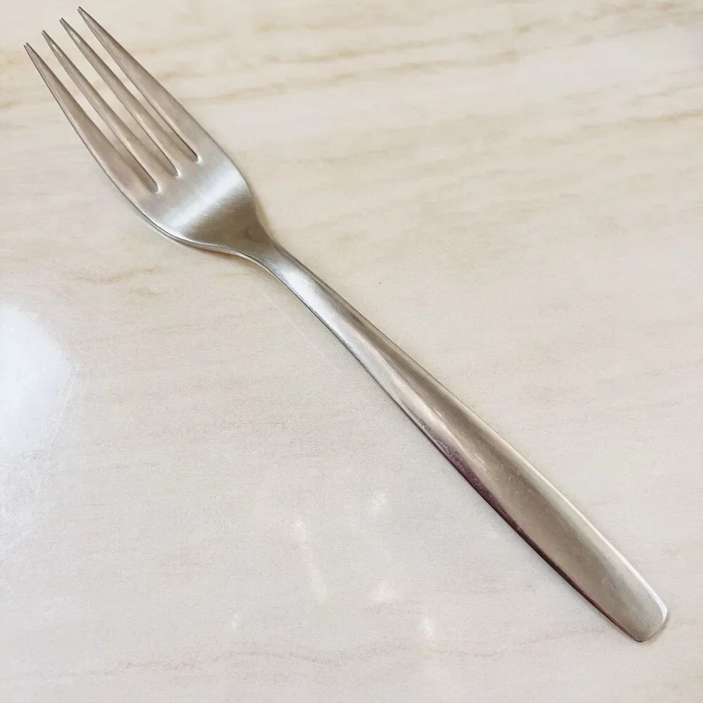 4pc INTERNATIONAL SILVER INS14 Fork 7” Stainless Satin Frosted USA Flatware